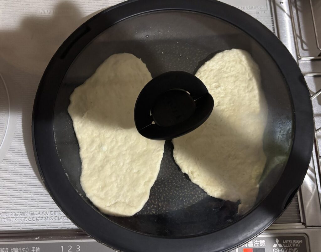 フライパンで作るナン
