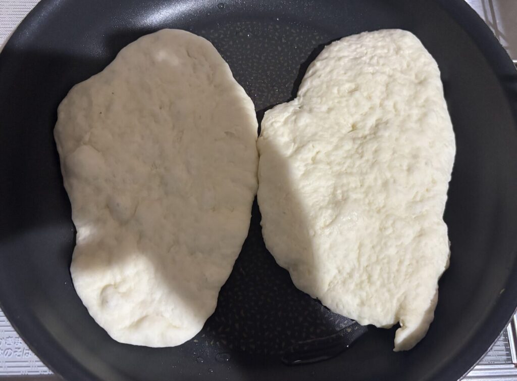 フライパンで作るナン