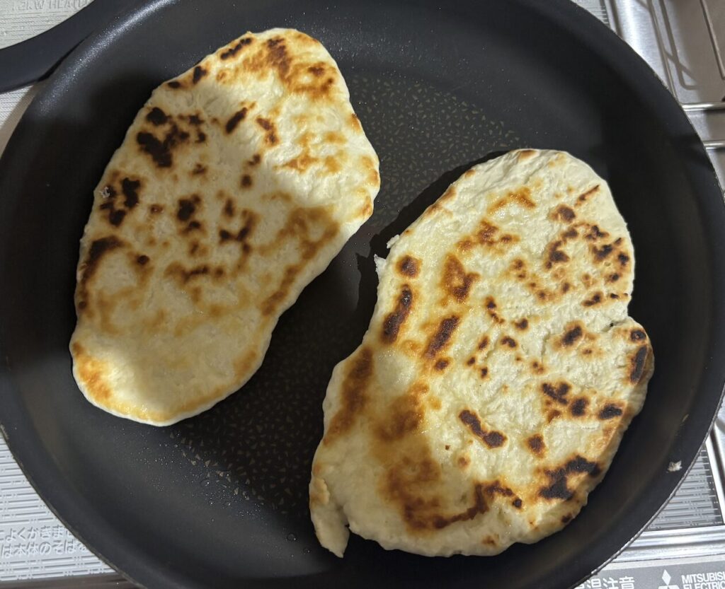 フライパンで作るナン