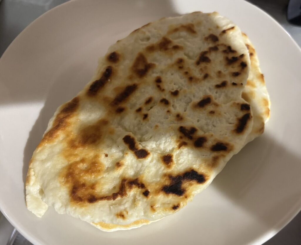 フライパンで作るナン